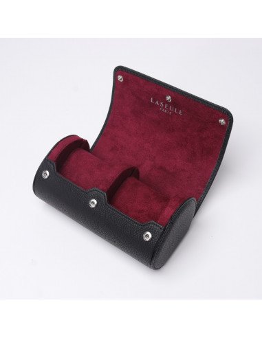 étuis de voyage pour 2 montres cuir véritable - LaSeule